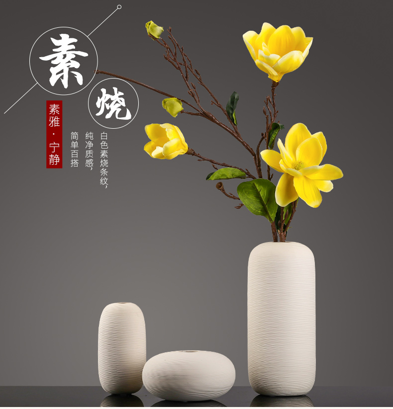 New Chinese style creative ceramic vases, dried flowers, flower arrangement of TV ark, household adornment handicraft sitting room porch porch