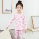 Trẻ em mùa thu và mùa đông đồ lót cotton phù hợp với bé trai và bé gái đồ ngủ ấm áp chạm đáy áo trẻ em cotton mỏng phần quần áo mùa thu đồ bộ mặc nhà