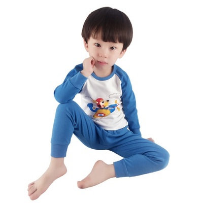 纯棉儿童保暖秋衣秋裤内衣套装