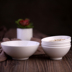 Bữa tối tinh khiết trắng nhà xương Trung Quốc gốm sứ bát salad bát mì bát súp bát cơm nhỏ bát lớn dao kéo đặt bộ chén dĩa cao cấp Đồ ăn tối