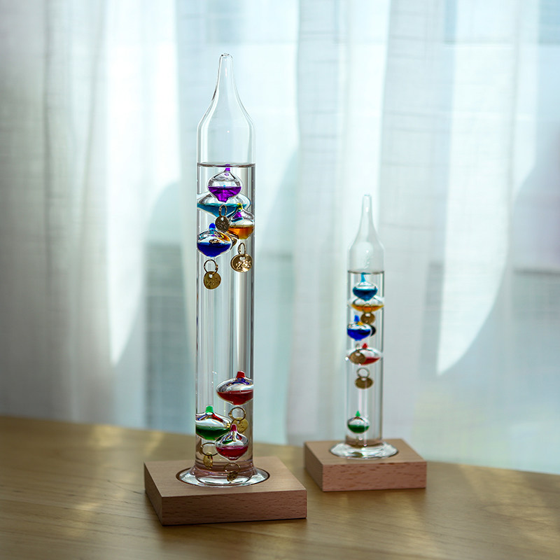Nordic ins net red Galileo Lantern Thermometer Creative Geometric Suspended Pendulum With Weather Prediction Birthday Present Birthday Gift