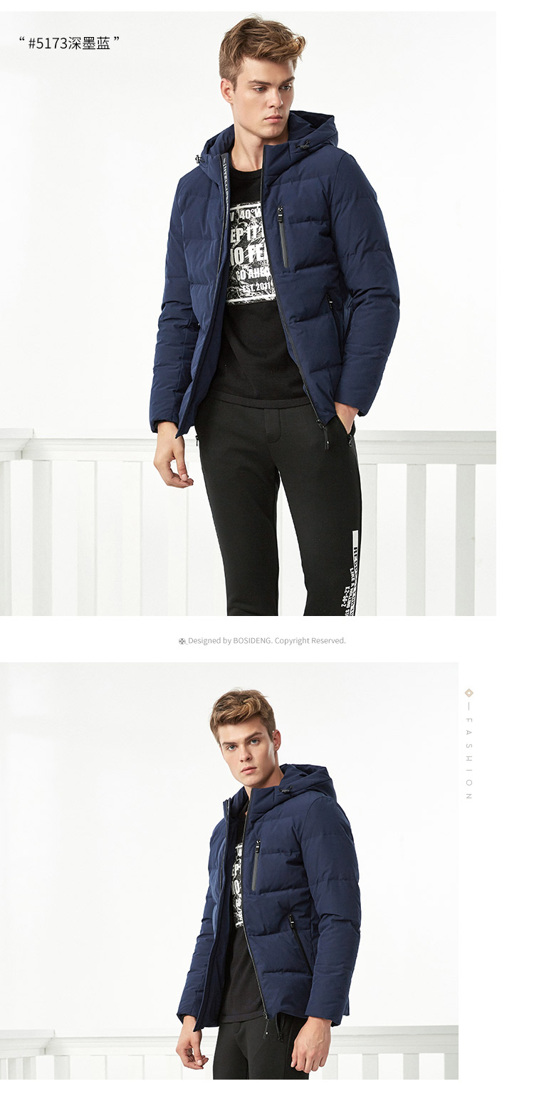 Blouson homme BOSIDENG    en Nylon - Ref 3123148 Image 21