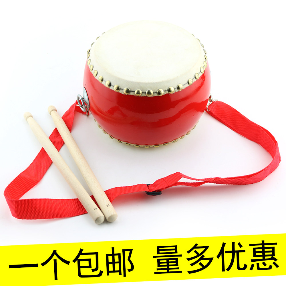 56 56 8 10 inch cow leather drum adult large drum nursery school children drums 0-3 years old drummer percussion instrument