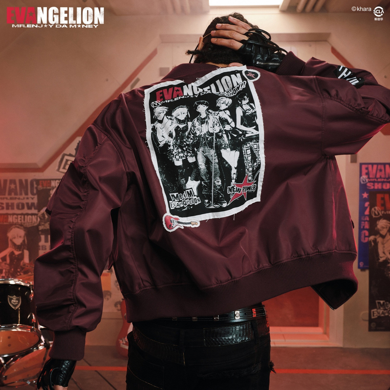 Medmxeva Never End Series Group Portrait Ma1 Flight Jacket Street Retro Casual Jacket Trendy Medmxeva Never End Series Group Portrait Ma1 Flight Jacket Street Retro Casual Jacket Trendy
