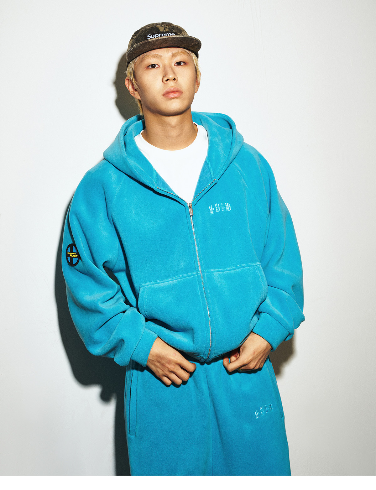 MEDM Fleece Zip-Up Hoodie and Drawstring Pants