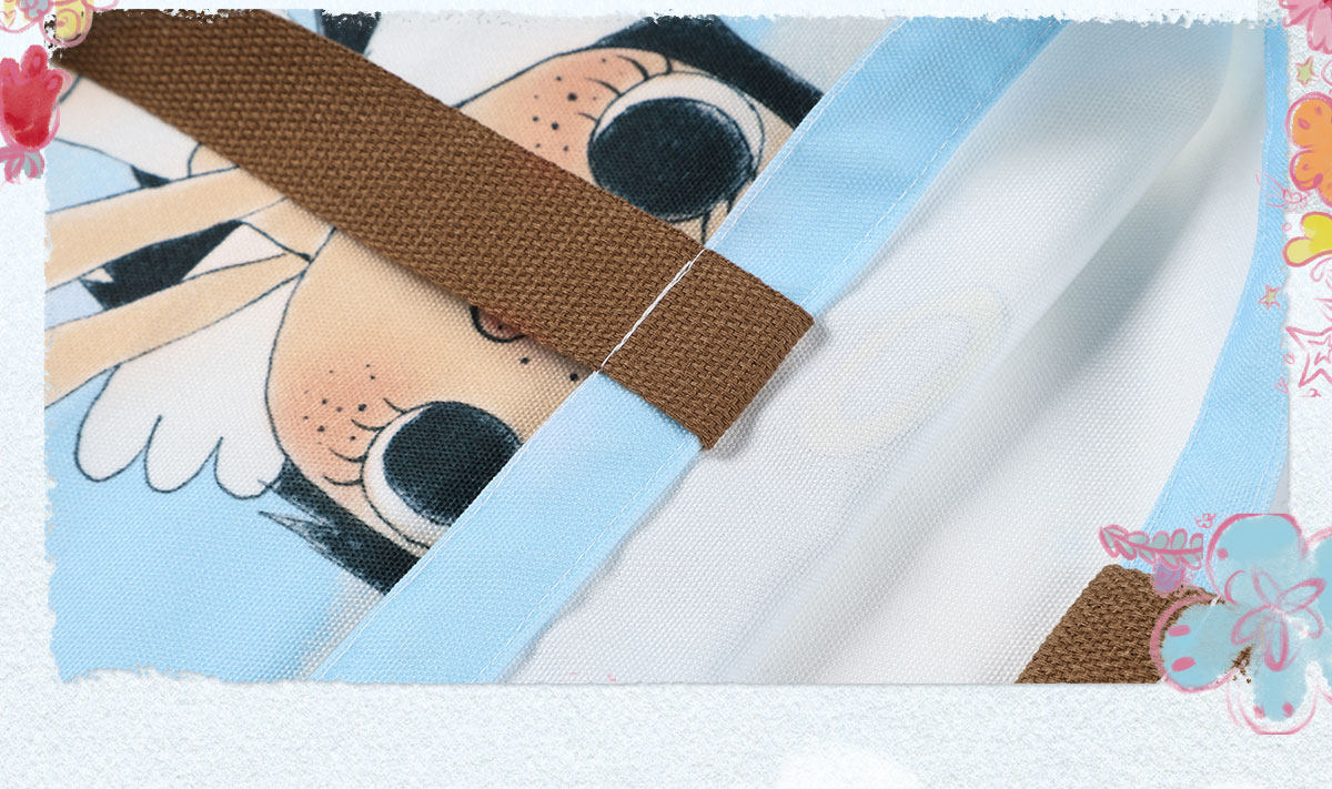 MEDM Hand-Drawn Graphic Canvas Shoulder Bag