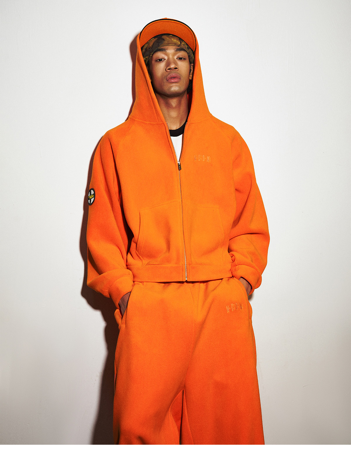 MEDM Fleece Zip-Up Hoodie and Drawstring Pants