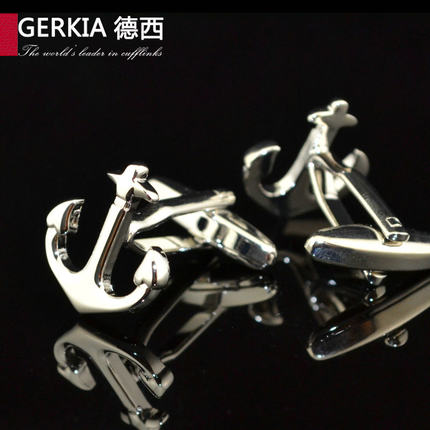特价体验【德西】加勒比海盗船锚袖扣袖钉男法式衬衫CUFFLINKS