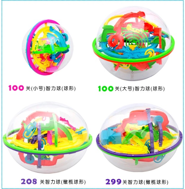 Tình yêu có thể là quả bóng thông minh kỳ diệu 100 quả bóng mê cung âm thanh nổi 3D dành cho trẻ em đồ chơi ghép hình
