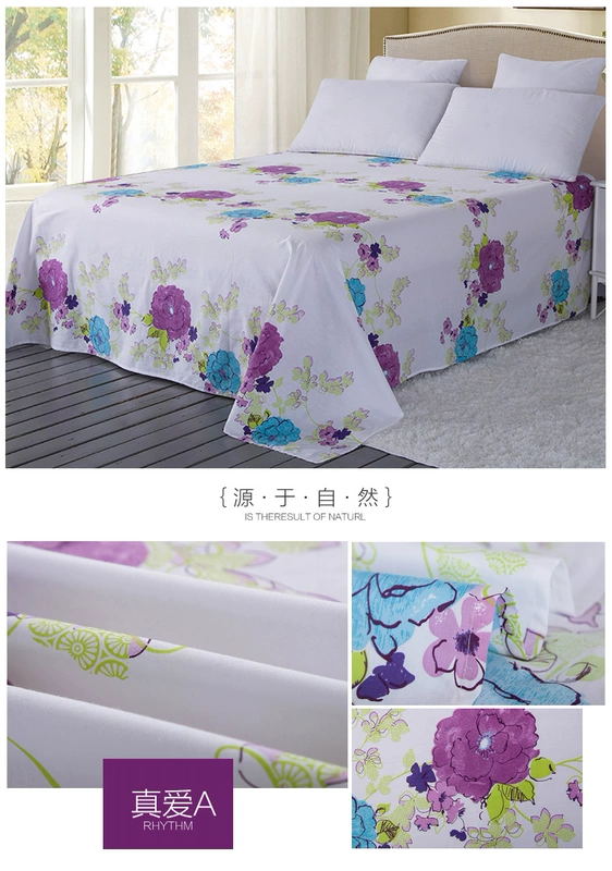 [Clear] cotton giường đơn bông quilt mảnh duy nhất tăng bông đơn sinh viên đôi sọc 1.5 1.8