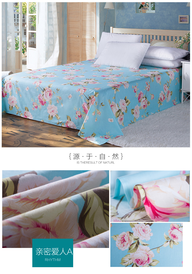 [Clear] cotton giường đơn bông quilt mảnh duy nhất tăng bông đơn sinh viên đôi sọc 1.5 1.8 ga trải giường