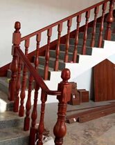 Customized American Red Rubber Staircase guardrail armrail bar balcony guardrail armrail