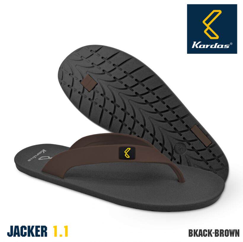 Thailand imports KARDAS rubber men's slippers non-slip beach soft bottom slippers couple flip flops men's outer wear non-slip