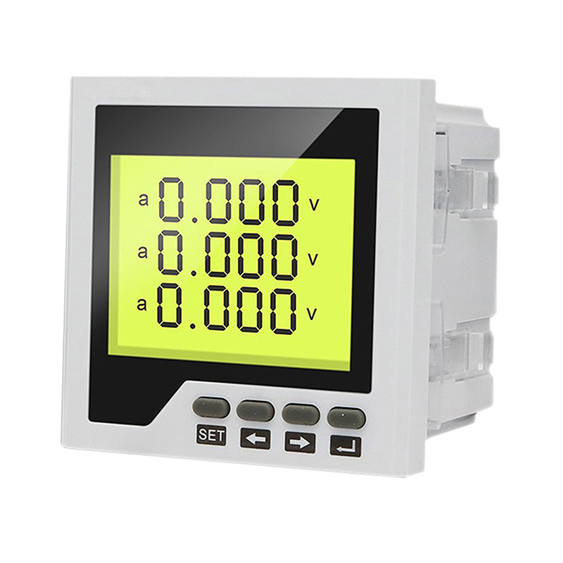 Three-phase AC voltage current frequency meter programmable with alarm remote communication digital number display engineering quality