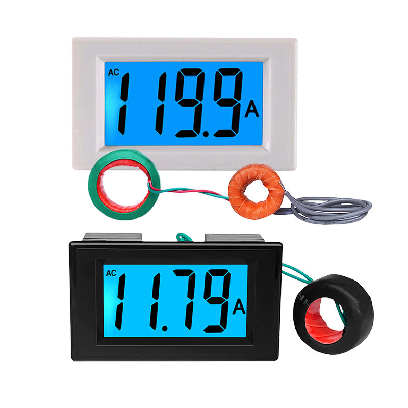 Ammeter digital display AC 220v380v current 20a50a100a200a detection gauge head D85-240T