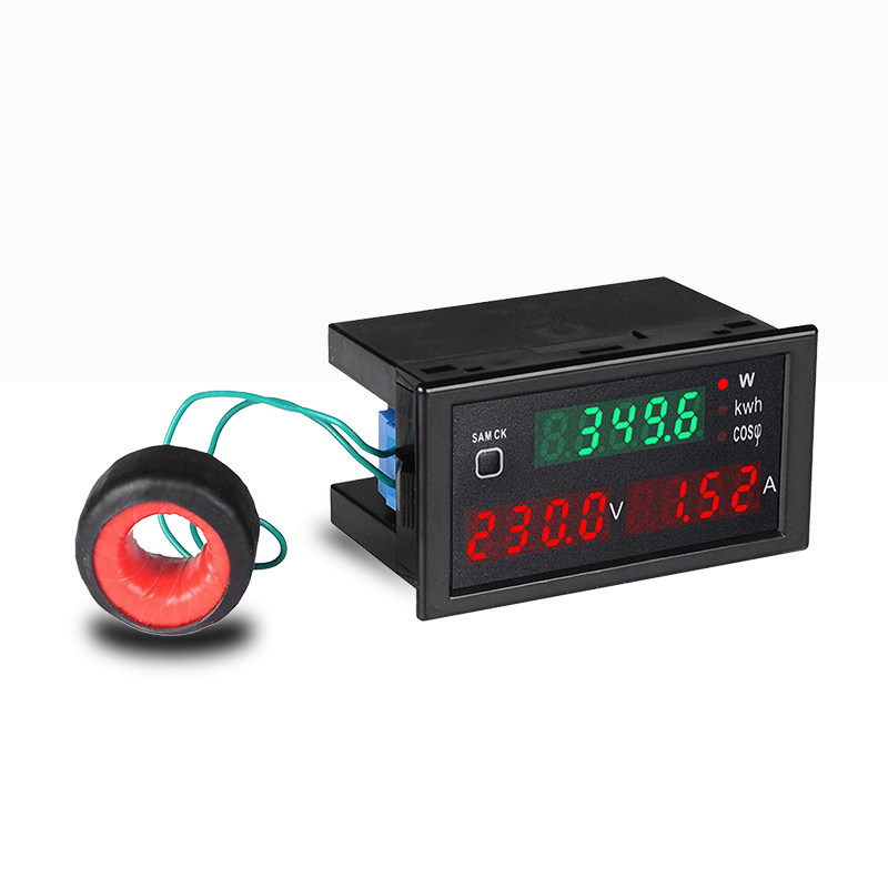 AC voltage current meter Power display meter power factor detector LED digital display DL69-2047