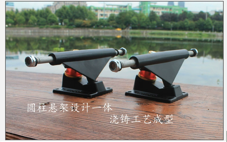 Phụ kiện ván trượt V Bridge Skate Khung Ván trượt Cầu trượt khung đôi Warp Professional Bốn bánh Skate - Trượt băng / Trượt / Thể thao mạo hiểm