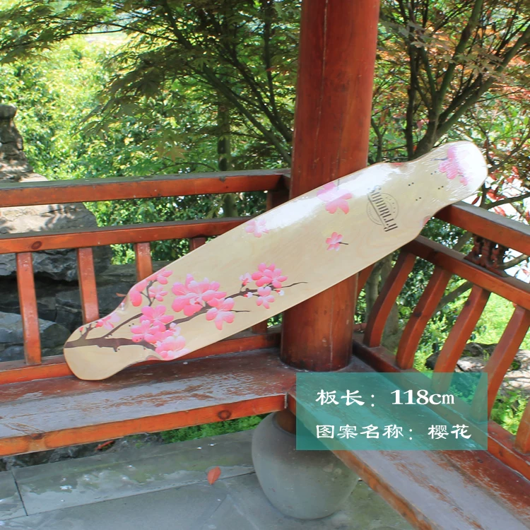 Skateboard, electric modified dancing longboard with accessories for elderly, 120cm