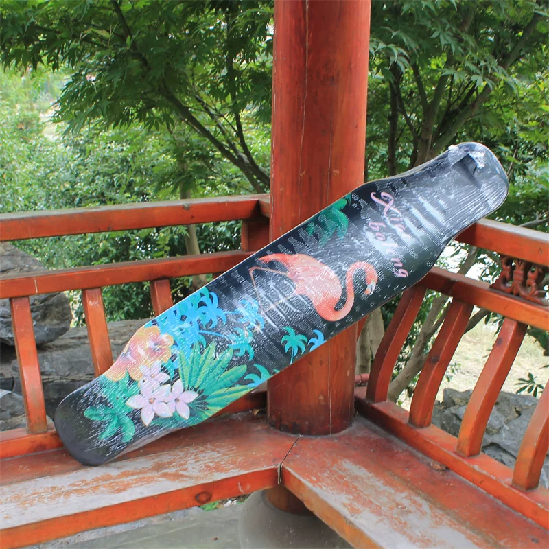 Skateboard, electric modified dancing longboard with accessories for elderly, 120cm
