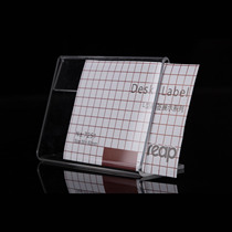 Rip Aike transparent table card Acrylic hotel table card custom Alipay QR code payment table card menu Milk tea shop price list Product introduction Display card Beauty card Wedding table card