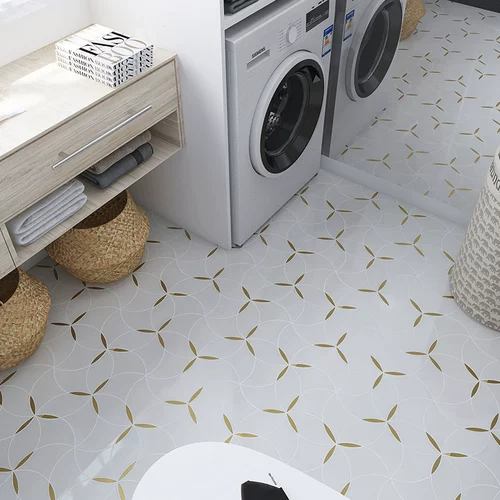 Натуральный белый нефрит -мраморная борьба с металлической ванной плит