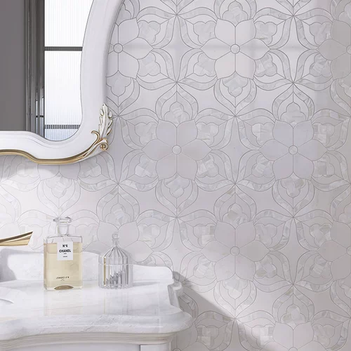 Раковина натуральная камень мозаика ванная комната мраморная плитка туалетная комната кухонная стена настенная плитка для ванной комнаты фоновая стена