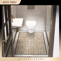 Woven stone mosaic tiles bathroom kitchen wall tiles bathroom bathroom balcony marble floor tiles
