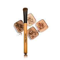 Natural Maker Bamboo Handle Small Mammow Large Eye Shadow Brush Snub Brush Animal Hair Makeup Brush