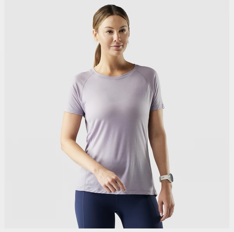 Big Sale Sw Women's Quick-Drying Short-Sleeved T-Shirt, Lightweight, Breathable, Sweat-Absorbent, Outdoor Sports, Fitness and Running
