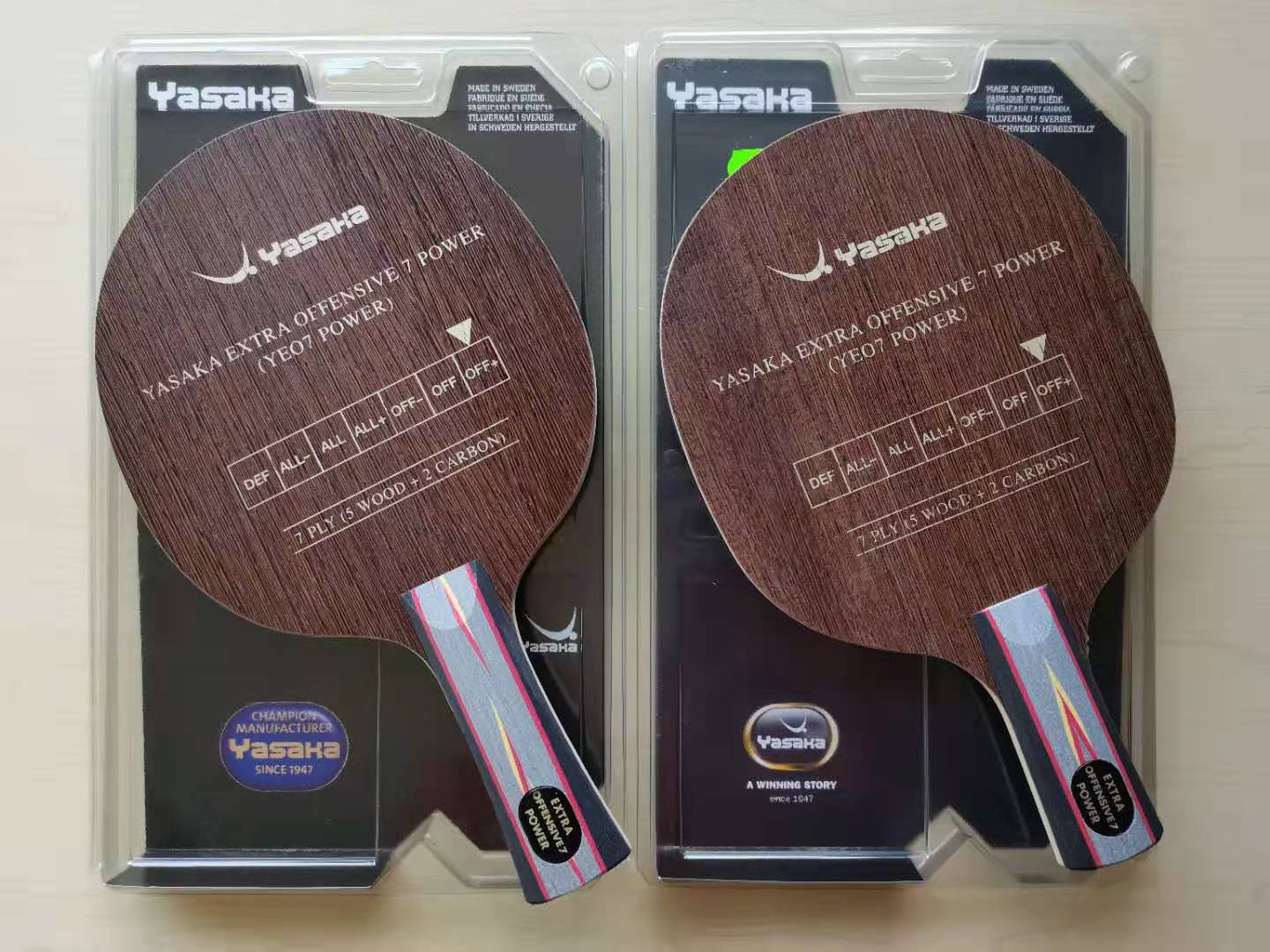 Yasaka Yasaka yeo7p table tennis racket straight shot horizontal shot Marlene yeo7power chicken wing wooden floor