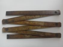 vintage retro nostalgia old objects collection Republic of China Tokyo TOKYO CROWN WOOD FOLDING RULER