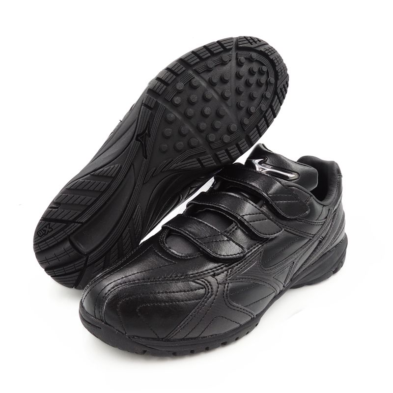 Mizuno Mizuno 11GT144000 bóng chày bóng mềm huấn luyện viên giày bị hỏng gai thực hành giày (màu đen) giày thể thao sneaker