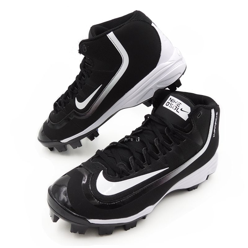 2017 NIKE Nike 807131-010 giày bóng chày cao cấp bóng mềm giày màu đen và trắng giày thể thao chính hãng