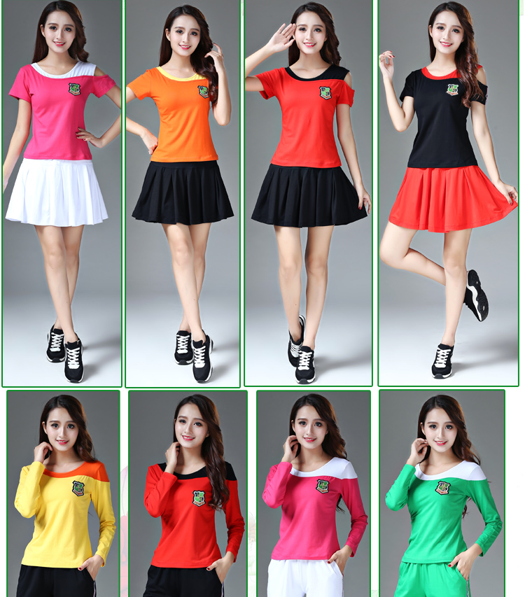 Yunshang Yang Liping cotton vuông nhảy trang phục quần mới phù hợp với tay áo dài nhảy vuông váy váy - Khiêu vũ / Thể dục nhịp điệu / Thể dục dụng cụ giày tập múa