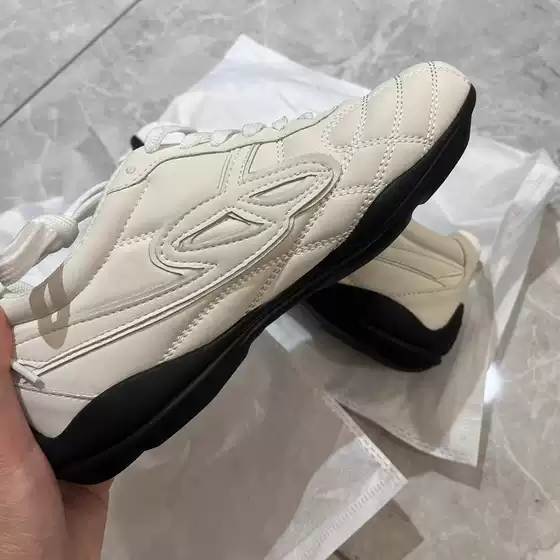 Bai Jingting Style Genuine Leather Vintage Distressed Casual Sneakers for Men and Women, Retro Dirty Shoes, Trendy White Sneakers