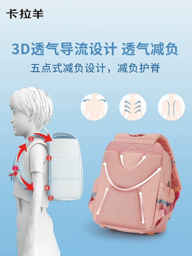 Орган для школьников со сниженной нагрузкой, ранец, вместительный и большой дорожный рюкзак для выхода на улицу