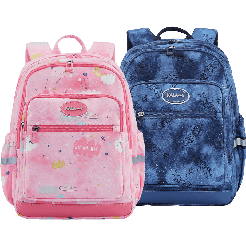 卡拉羊小学生游学包轻便多功能大容量书包女双肩包男春游儿童背包