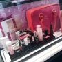 Bộ đếm chính hãng Lancome 2018 hộp quà tặng Giáng sinh chăm sóc da Bộ hộp nhỏ màu đen đặt hộp trang điểm son màu đỏ tươi