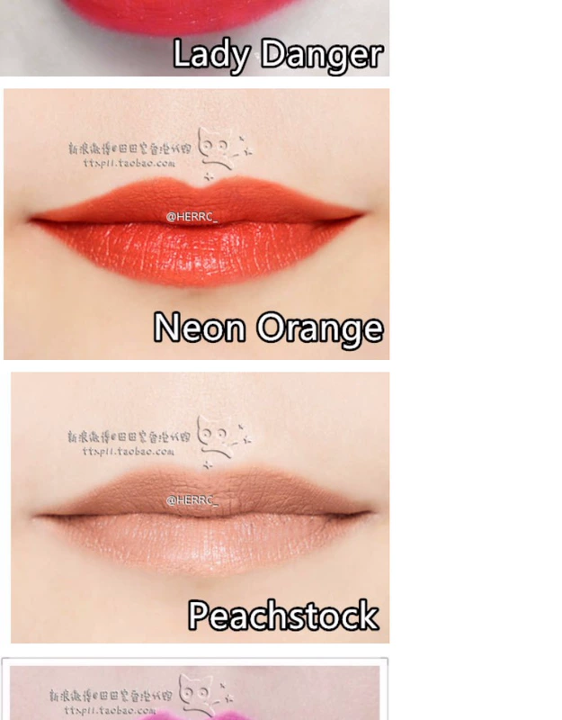 Bộ đếm chính hãng mac charm nude trang điểm son môi Ruby Woo / cockney / chili ERICesh - Son môi