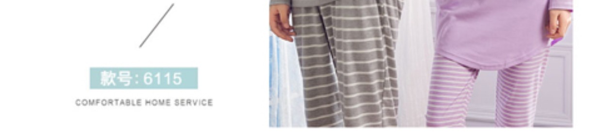 Bộ đồ ngủ mùa thu mới của phụ nữ lỏng lẻo Quần cotton dài tay Phiên bản Hàn Quốc của dịch vụ nhà cotton phù hợp với nam đầm ngủ 2 dây
