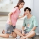 Bộ đồ ngủ mùa hè ngắn tay cotton mùa hè Bộ đồ ngủ cotton nam và nữ bộ phận mỏng phục vụ nhà đồ ngủ phù hợp với phụ nữ