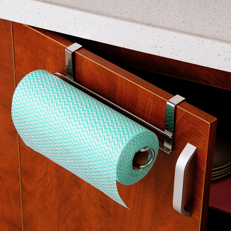 Day-Style Overall Cupboard Free of perforated drum toilet paper Shelf Tissue Rack Kitchen Towels Napkins Napkins shelf Cling Film Containing shelf