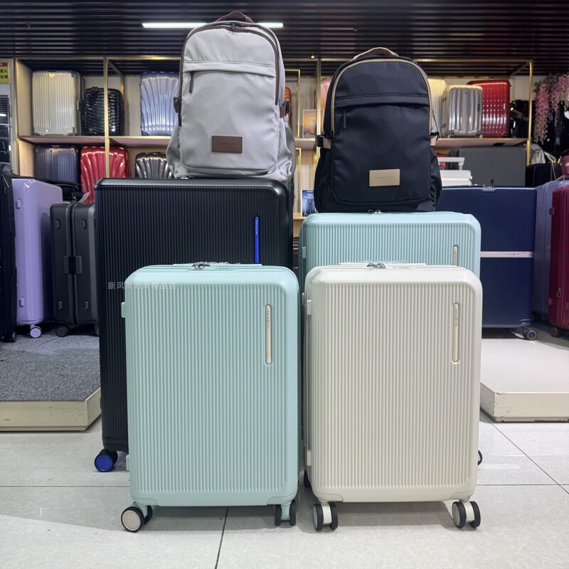 Samsonite Up0 Expandable Large-Capacity Pc Luggage Suitcase with Airplane Wheels, Travel Suitcase, Student Carry-On Suitcase Samsonite Up0 Expandable Large-Capacity Pc Luggage Suitcase with Airplane Wheels, Travel Suitcase, Student Carry-On Suitcase