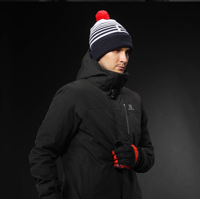 Salomon Salomon Women Mũ trượt tuyết ngoài trời ấm áp Mũ mùa đông IZI BEANIE mũ lưỡi trai nam chính hãng