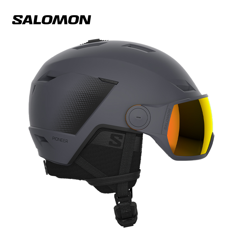 Salomon Salomon 23 New men's ski helmet mirror helmet integrated snow gear equipped PIONEER LT VISOR-Taobao