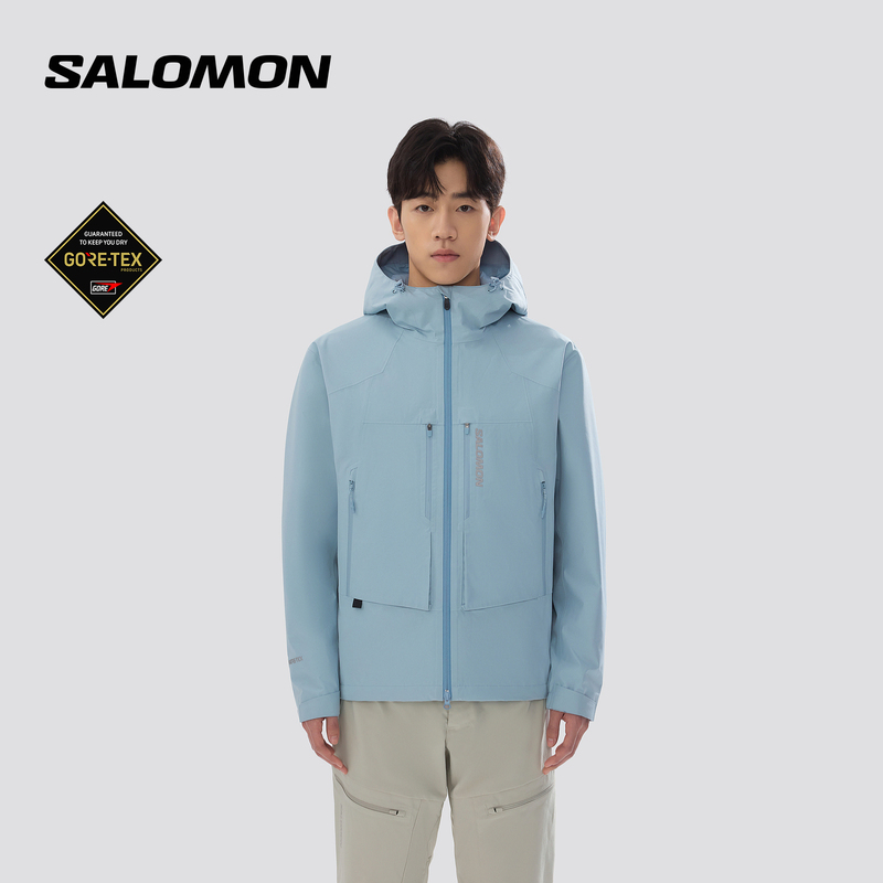 Salomon Salomon Outdoor Men's Hiking and Mountaineering Waterproof Jacket Hard Shell Jacket Peak Gtx Jkt m