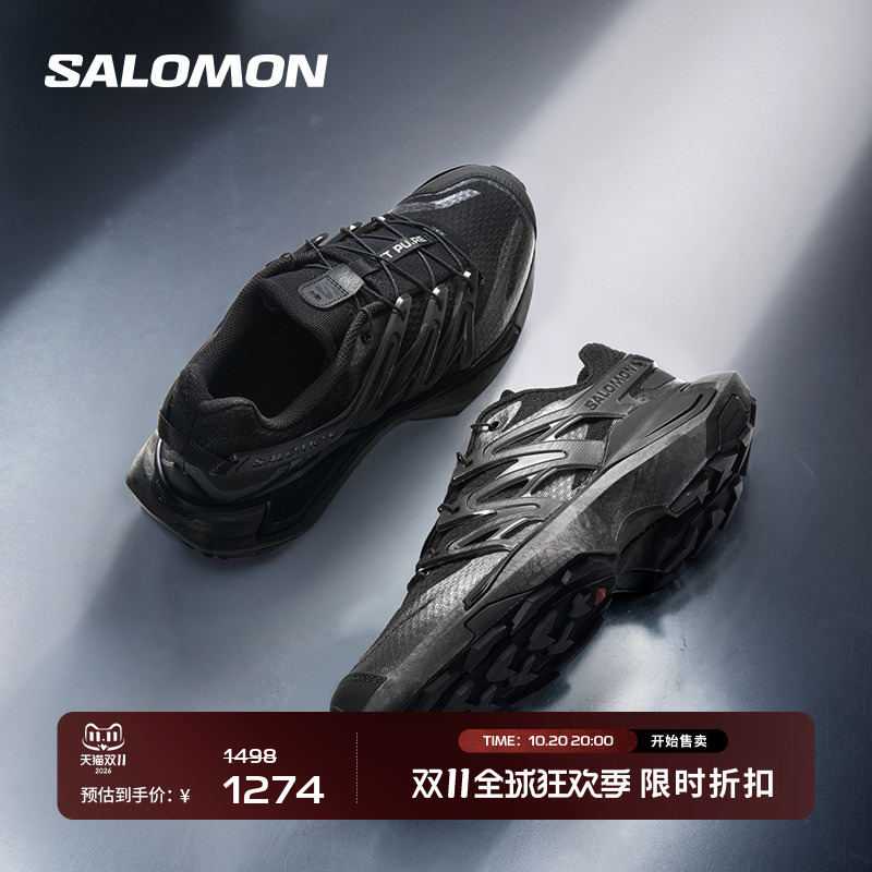 Salomon Salomon Outdoor Men's and Women's Urban Functional Trendy Casual Sports Shoes Black Warrior Xt Pu.Re