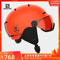 Salomon Salomon autumn and winter new childrens mirror helmet one ski helmet snow equipment GROM VISOR