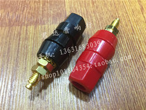  Banana plug socket 4MM pure copper gold-plated hexagonal plastic terminal Audio power amplifier speaker terminal