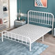 Iron bed double bed 1.8 meters 1.5 meters Nordic single bed simple modern European princess bed iron frame bed thickened